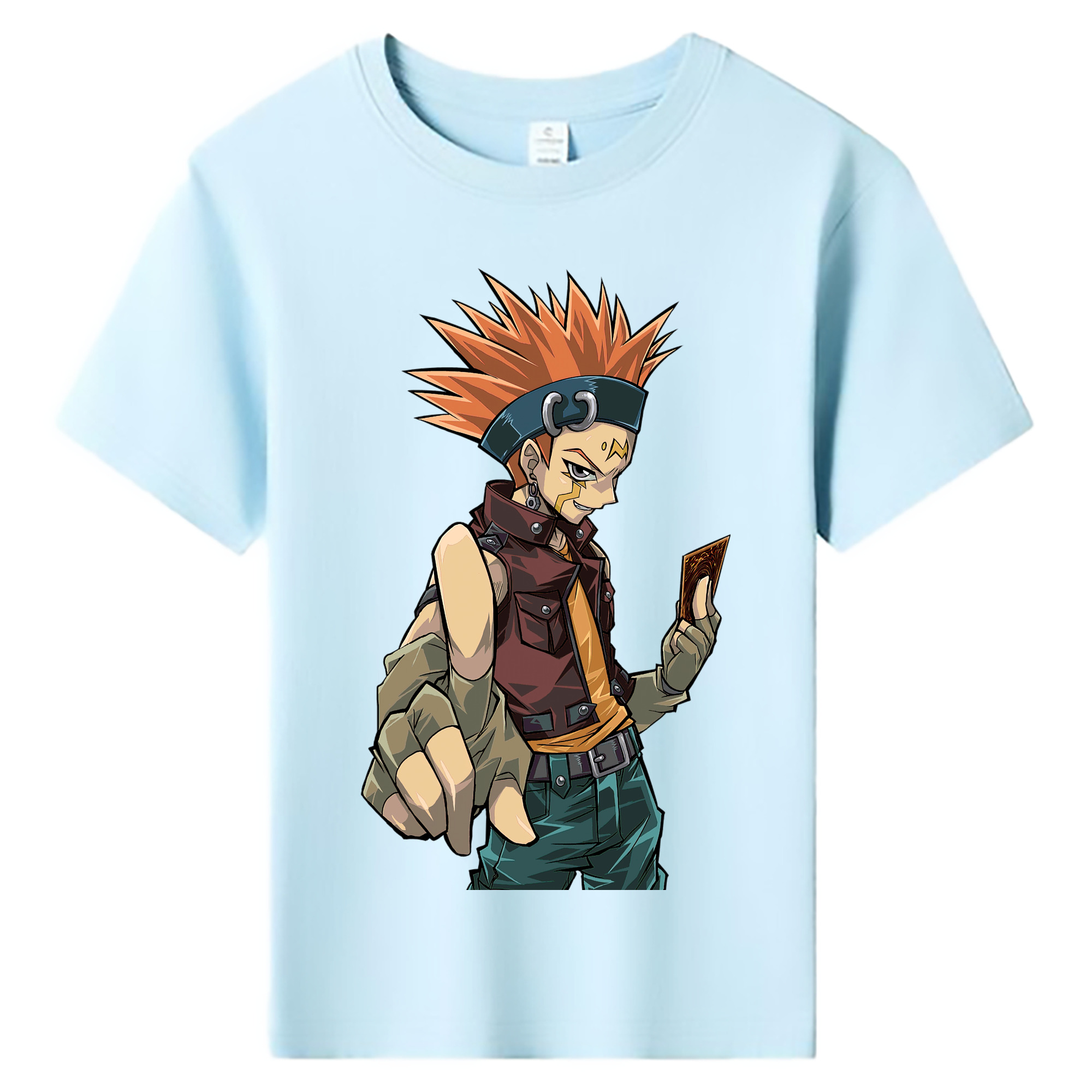 （画像用） 遊☆戯☆王 Yu-Gi-Oh! 綿100％キッズTシャツ（フロントプリント）